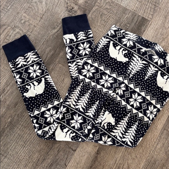 Old Navy Christmas Holiday blue fair isle pajama set - Picture 4 of 4